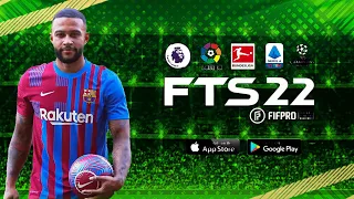 FTS 2022 Android 300Mb Offline Best Graphics New Update kits & Transfers