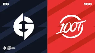 EG vs 100 | Week 1 | LCS Spring Split | Evil Geniuses vs 100 Thieves (2021)