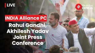 Rahul Gandhi and Akhilesh Yadav Hold Joint Press Conference | Rahul Gandhi Election 2024