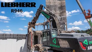 Demolition with a Liebherr R946