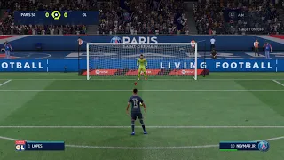 Paris SG v Lyon Penalty Shootout FIFA 22