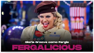 Gloria Groove como Fergie no #ShowDosFamosos