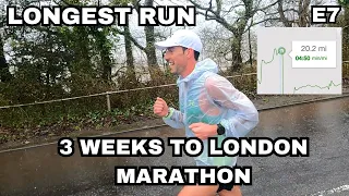 I ran sub 5 minute/mile at 20 miles into a long run. LONGEST run of the block. LONDON MARATHON 2023