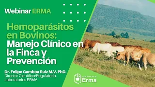 Webinar ERMA - Hemoparásitos en Bovinos: Manejo clínico en la finca y prevención