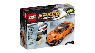 LEGO Speed Champions 75880 McLaren 720S Speed Building with Stopmotion