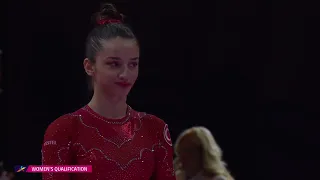 Sevgi Seda Kayışoğlu TUR 2022 Artistic Gymnastics European Championship Munich, Germany
