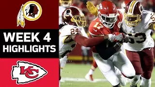 Redskins vs. Chiefs | NFL Week 4 Game Highlights
