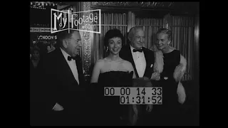 1958 Premiere of "The Young Lions" at Paramount Theater