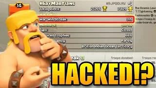 Is this clan cheating? 315 war wins IN A ROW! - the weirdest bases in Clash of Clans History! 2017