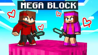 Coincé sur des GÉANTS BLOCS avec mon Amoureux Talcado sur Minecraft !