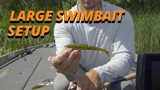 Large Weedless Swimbait Setup (Rod/Reel/Line) - Bob Downey