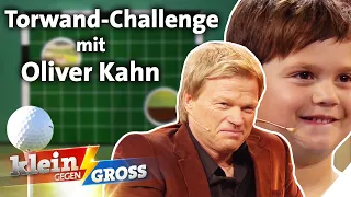 Torwand-Golf mit Oliver Kahn: Wird der Welttorhüter von 5-Jährigem geschlagen? | Klein gegen Groß