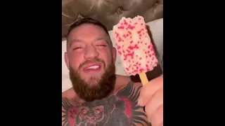 CONOR MCGREGOR EATING ICE CREAM