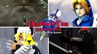 Ocarina of Time: English Dub - All Animation Scenes [20th Anniversary Tribute]