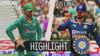 Pakistan vs India T20 Final Match 2022 - Cricket 22 Gameplay 1080P