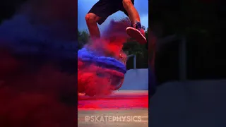 WORLD'S MOST COLORFUL SKATE TRICK - Jason Bastian #shorts