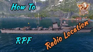 World of Warships | How to for RPF - Radio Location | Wookie Legend