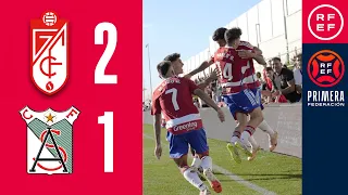 Resumen #PrimeraFederación |  Recreativo Granada 2-1 Atlético Sanluqueño CF | Jornada 10, Grupo 2