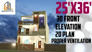 House design || 900 sq ft || 5bhk || With parking || 2 Hall