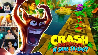 Streamers Rage While Playing Crash Bandicoot N. Sane Trilogy, Compilation (Rage)