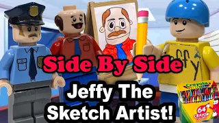 Lego SML: Jeffy The Sketch Artist! (Side By Side)