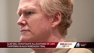 SLED investigating jury tampering allegations in Murdaugh trial