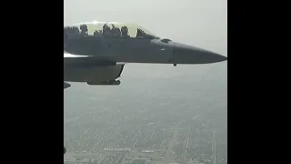 F-16과 초근접 편대비행  #shorts