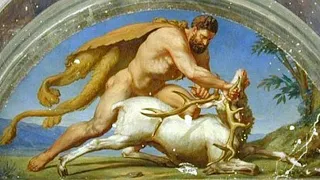 El tercer trabajo de Heracles (Hércules): Capturar a la Cierva de Cerinea
