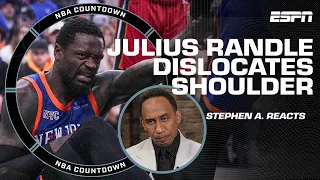 Stephen A. reacts to Julius Randle’s injury: THIS CAN’T BE HAPPENING | NBA Countdown