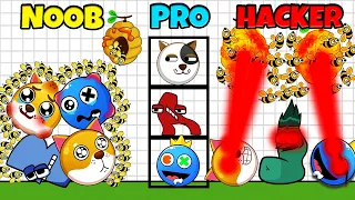Save the Doge, Rainbow Blue Monster, Alphabet Lore | Best NOOB vs PRO vs HACKER Compilation #12