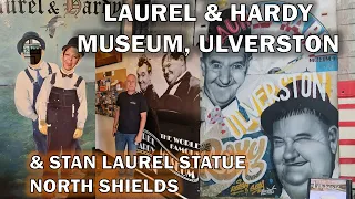 Tour of Laurel and Hardy Museum. Largest Laurel & Hardy museum & Stan Laurel statue North Shields