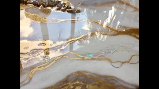 GOLDEN ILLUMINATIONS Epoxy Resin Painting Demo