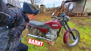 ПЕРВЫЙ ВЫЕЗД на JAWA 350 638 !!!