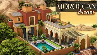 MOROCCAN DREAM HOME | [NO CC] The Sims 4: Courtyard Oasis Kit Speed Build + Giveaway