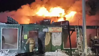 В Кемерово загорелся частный дом престарелых  Погибли 20 человек