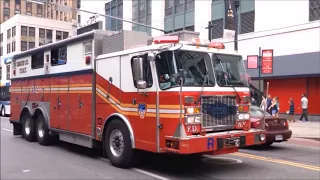 THE VERY BEST OF THE "OUTSTANDING" MAJESTIC FDNY RESCUE 1 RESPONDING ON STREETS OF MANHATTAN.