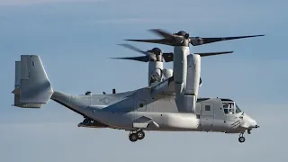 Pacific Airshow U.S. Marine Corps MV-22 Osprey Demo Team