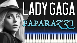 Lady Gaga - Paparazzi (Piano Tutorial Synthesia)