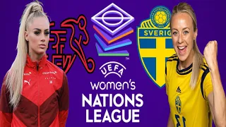 Sweden vs Switzerland UEFA women’s nations league live