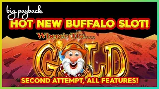 Where's the Gold Jackpots Slot - NEW BUFFALO, BIG WIN!!