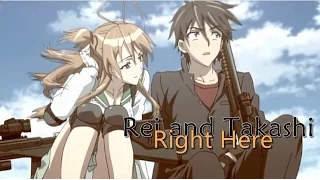 Rei&Takashi - Right Here (AMV)