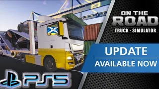 On The Road Truck Simulator | Update News | Introducing The New Car Transporter (PS5 Gameplay)