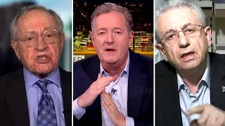 "TIME OUT!" Alan Dershowitz And Mustafa Barghouti Debate Aaron Bushnell and Israel-Hamas