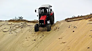 СПУСК В КАРЬЕР НА ТРАКТОРЕ😅 (БЕЛАРУС, МТЗ 892)