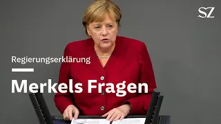 Regierungserklärung zu Afghanistan: Merkels Fragen