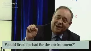 Telegraph EU Debate: Boris Johnson and Alex Salmond argue over bananas