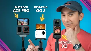 Insta360 Ace Pro vs Insta360 GO 3 vs Insta360 X3 Review: Select The RIGHT ONE For You