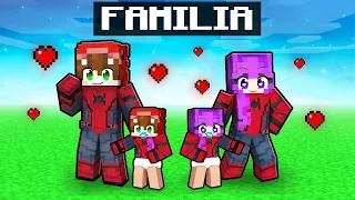 Adopté a Mi Propia Familia SUPERHEROE en Minecraft