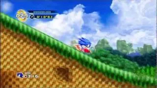 Sonic the Hedgehog 4 "Episode 1": Splash Hill Zone Act 1 (Super Sonic) [1080 HD]