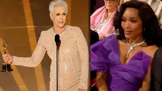 Angela Basset Reacts LOSING Oscar to Jamie Lee Curtis